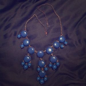 Blue Bib Necklace